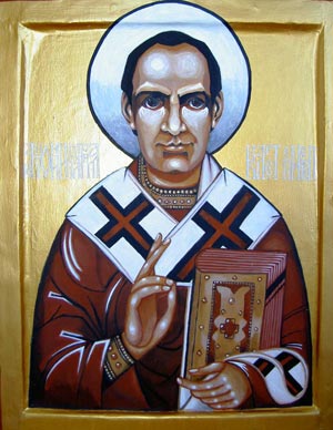 Pintura de Padre Claret dos Claretianos de S. Petersburgo - Rússia